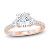 Thumbnail Image 0 of Pnina Tornai Lab-Created Round-Cut Diamond Engagement Ring 2-1/4 ct tw 14K Rose Gold