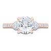 Thumbnail Image 2 of Pnina Tornai Lab-Created Round-Cut Diamond Engagement Ring 2-1/4 ct tw 14K Rose Gold