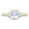 Thumbnail Image 2 of Pnina Tornai Lab-Created Round-Cut Diamond Engagement Ring 2-1/4 ct tw 14K Yellow Gold