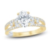 Thumbnail Image 1 of Pnina Tornai Lab-Created Oval-Cut Diamond Engagement Ring 2-1/4 ct tw 14K Yellow Gold