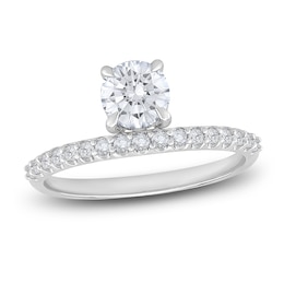 Brilliant Moments Round-Cut Diamond Engagement Ring 1 ct tw 14K White Gold