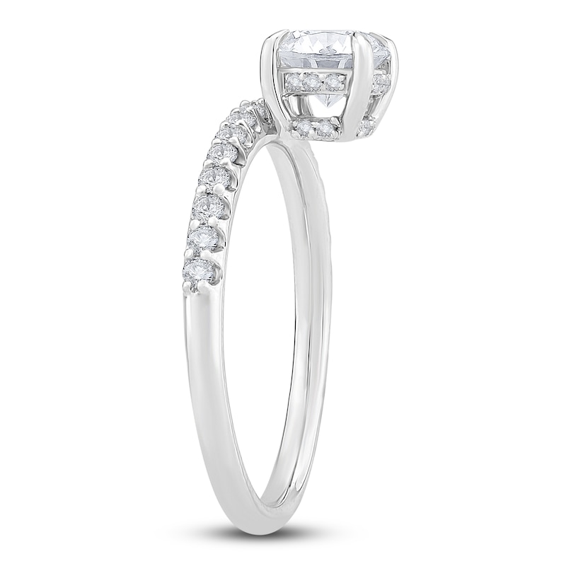 Main Image 3 of Brilliant Moments Round-Cut Diamond Engagement Ring 1 ct tw 14K White Gold