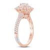 Thumbnail Image 2 of Pnina Tornai Oval-Cut Diamond Starburst Halo Engagement Ring 1-1/2 ct tw 14K Rose Gold