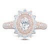 Thumbnail Image 3 of Pnina Tornai Oval-Cut Diamond Starburst Halo Engagement Ring 1-1/2 ct tw 14K Rose Gold