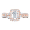 Thumbnail Image 3 of Pnina Tornai Emerald-Cut Diamond Halo Engagement Ring 1 ct tw 14K Rose Gold