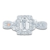 Thumbnail Image 2 of Pnina Tornai Emerald-Cut Diamond Halo Engagement Ring 1 ct tw 14K White Gold