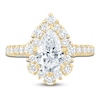 Thumbnail Image 3 of Pnina Tornai Lab-Created Diamond Pear-Shaped Halo Engagement Ring 2-1/2 ct tw 14K Yellow Gold