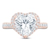 Thumbnail Image 3 of Pnina Tornai Lab-Created Diamond Heart-Shaped Engagement Ring 3-5/8 ct tw 14K Rose Gold