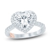 Thumbnail Image 0 of Pnina Tornai Lab-Created Diamond Heart-Shaped Engagement Ring 3-5/8 ct tw 14K White Gold