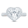 Thumbnail Image 2 of Pnina Tornai Lab-Created Diamond Heart-Shaped Engagement Ring 3-5/8 ct tw 14K White Gold