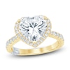 Thumbnail Image 0 of Pnina Tornai Lab-Created Diamond Heart-Shaped Engagement Ring 3-5/8 ct tw 14K Yellow Gold