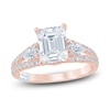 Thumbnail Image 1 of Pnina Tornai Lab-Created Diamond Emerald-Cut Engagement Ring 3 ct tw 14K Rose Gold