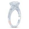 Thumbnail Image 1 of Pnina Tornai Lab-Created Diamond Emerald-Cut Engagement Ring 3 ct tw 14K White Gold