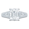 Thumbnail Image 2 of Pnina Tornai Lab-Created Diamond Emerald-Cut Engagement Ring 3 ct tw 14K White Gold