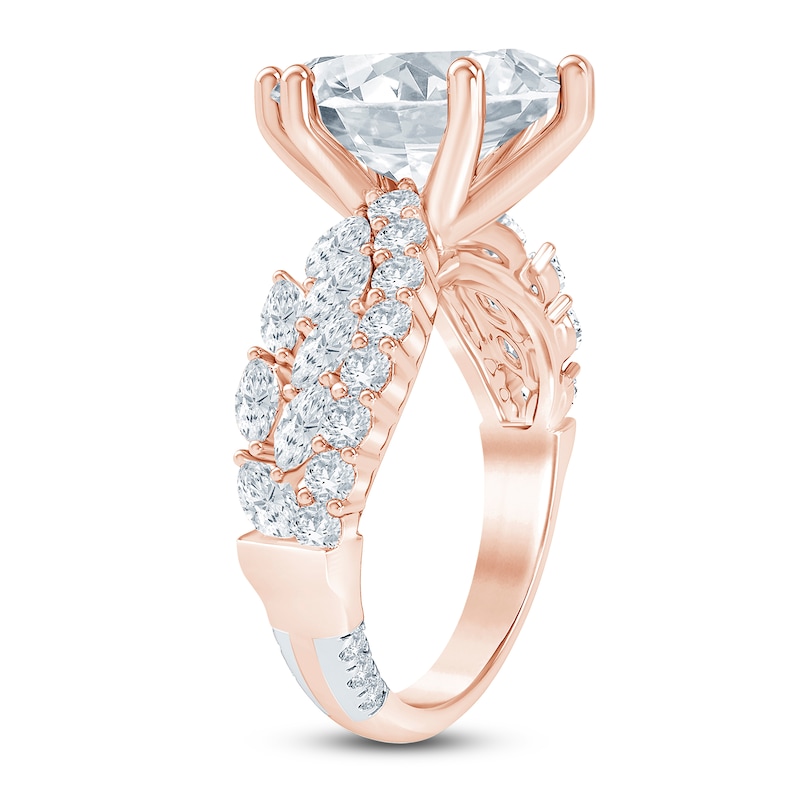 Pnina Tornai Lab-Created Diamond Marquise-Cut Engagement Ring 3 ct tw 14K Rose Gold