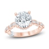 Thumbnail Image 1 of Pnina Tornai Lab-Created Diamond Round-Cut Engagement Ring 4-3/8 ct tw 14K Rose Gold