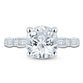 Pnina Tornai Lab-Created Diamond Round-Cut Engagement Ring 4-3/8 ct tw ...