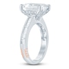 Thumbnail Image 2 of Pnina Tornai Lab-Created Diamond Emerald-Cut Engagement Ring 5-5/8 ct tw 14K White Gold