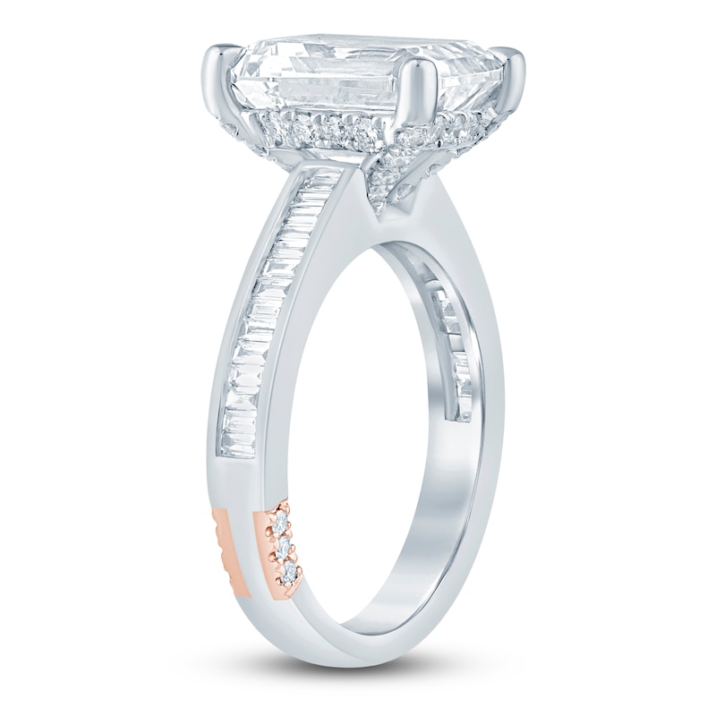 Main Image 2 of Pnina Tornai Lab-Created Diamond Emerald-Cut Engagement Ring 5-5/8 ct tw 14K White Gold