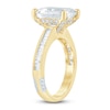 Thumbnail Image 2 of Pnina Tornai Lab-Created Diamond Emerald-Cut Engagement Ring 5-5/8 ct tw 14K Yellow Gold