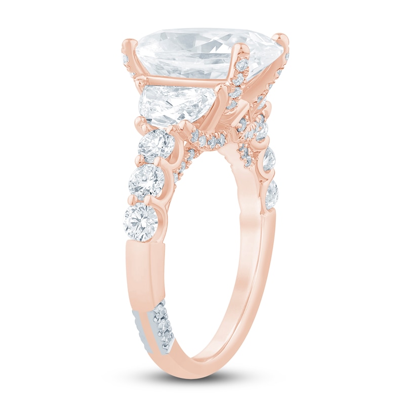 Main Image 2 of Pnina Tornai Lab-Created Diamond Oval-Cut Engagement Ring 6-7/8 ct tw 14K Rose Gold