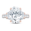 Thumbnail Image 3 of Pnina Tornai Lab-Created Diamond Oval-Cut Engagement Ring 6-7/8 ct tw 14K Rose Gold