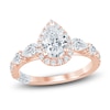 Thumbnail Image 0 of Pnina Tornai Pear-Shaped Lab-Created Diamond Engagement Ring 2 ct tw 14K Rose Gold