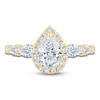 Thumbnail Image 2 of Pnina Tornai Pear-Shaped Lab-Created Engagement Ring 2 ct tw 14K Yellow Gold