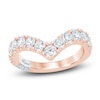 Thumbnail Image 1 of Pnina Tornai Lab-Created Diamond Chevron Anniversary Band 1-1/2 ct tw Round 14K Rose Gold