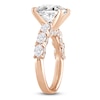 Thumbnail Image 1 of Oval-Cut Lab-Created Diamond Engagement Ring 4-1/2 ct tw 14K Rose Gold