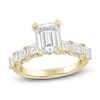 Thumbnail Image 1 of Emerald-Cut Lab-Created Diamond Engagement Ring 4-1/2 ct tw 14K Yellow Gold