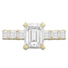 Thumbnail Image 3 of Emerald-Cut Lab-Created Diamond Engagement Ring 4-1/2 ct tw 14K Yellow Gold