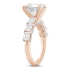 Thumbnail Image 1 of Emerald-Cut Lab-Created Diamond Engagement Ring 4-1/2 ct tw 14K Rose Gold