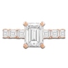 Thumbnail Image 2 of Emerald-Cut Lab-Created Diamond Engagement Ring 4-1/2 ct tw 14K Rose Gold