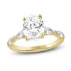 Thumbnail Image 1 of Oval-Cut Lab-Created Diamond Engagement Ring 2-1/2 ct tw 14K Yellow Gold