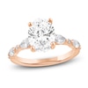 Thumbnail Image 1 of Oval-Cut Lab-Created Diamond Engagement Ring 2-1/2 ct tw 14K Rose Gold