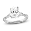 Thumbnail Image 1 of Oval-Cut Lab-Created Diamond Engagement Ring 2-1/2 ct tw 14K White Gold