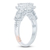 Thumbnail Image 1 of Pnina Tornai Baguette & Round-Cut Multi-Diamond Engagement Ring 1-3/8 ct tw 14K White Gold