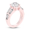 Thumbnail Image 1 of Lab-Created Round-Cut Diamond Engagement Ring 4-1/2 ct tw 14K Rose Gold