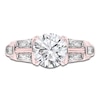 Thumbnail Image 2 of Lab-Created Round-Cut Diamond Engagement Ring 4-1/2 ct tw 14K Rose Gold