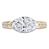 Thumbnail Image 2 of Lab-Created Marquise-Cut Diamond Engagement Ring 3-1/2 ct tw 14K Yellow Gold