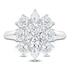 Thumbnail Image 2 of Lab-Created Cushion-Cut Diamond Halo Engagement Ring 3-3/8 ct tw 14K White Gold