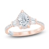 Thumbnail Image 0 of Pnina Tornai Couture Pear-Shaped Diamond Halo Engagement Ring 1-5/8 ct tw 18K Rose Gold