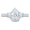 Thumbnail Image 2 of Pnina Tornai Couture Pear-Shaped Diamond Halo Engagement Ring 1-5/8 ct tw 18K White Gold