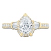 Thumbnail Image 2 of Pnina Tornai Couture Pear-Shaped Diamond Halo Engagement Ring 1-5/8 ct tw 18K Yellow Gold