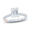 Thumbnail Image 0 of Pnina Tornai Couture Emerald-Cut Diamond Engagement Ring 2-1/4 ct tw 18K White Gold