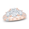 Thumbnail Image 0 of Pnina Tornai Couture Round-Cut Diamond Three-Stone Engagement Ring 3 ct tw 18K Rose Gold