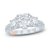 Thumbnail Image 0 of Pnina Tornai Couture Round-Cut Diamond Three-Stone Engagement Ring 3 ct tw 18K White Gold