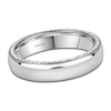 Thumbnail Image 1 of Kirk Kara Men's Polished Milgrain Wedding Band 14K White Gold 5mm