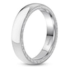 Thumbnail Image 2 of Kirk Kara Men's Polished Milgrain Wedding Band 14K White Gold 5mm